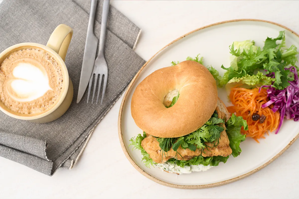 ベーグルサンド